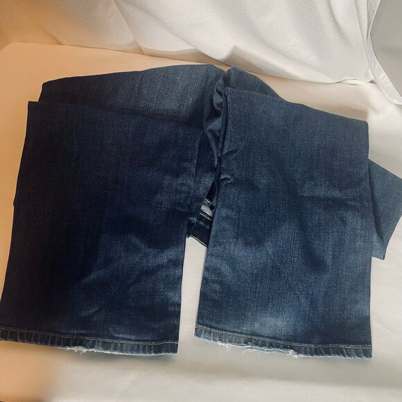 Lucky Brand Easy Rider Blue Jeans Size 10/30 Ankle **FLAW** - Picture 4 of 11